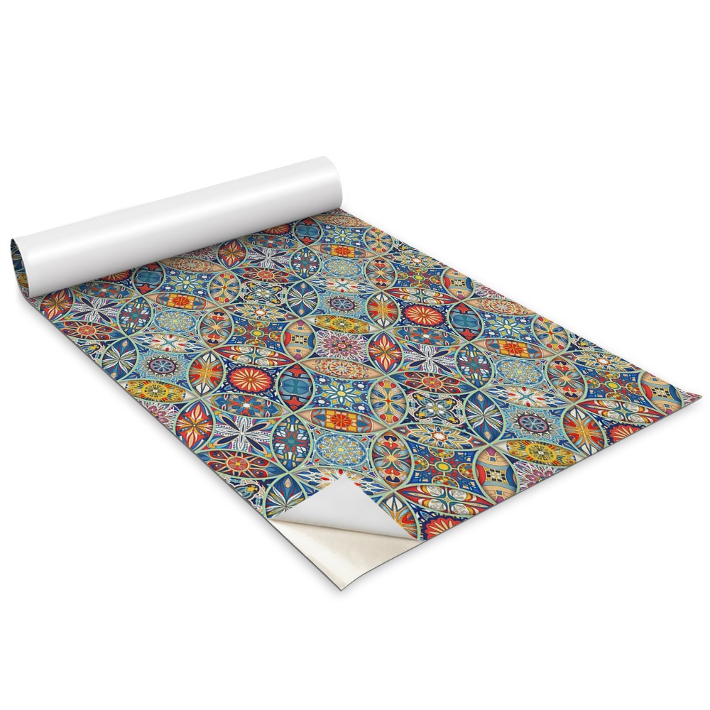 Autocolant pentru mobila Roți orientale