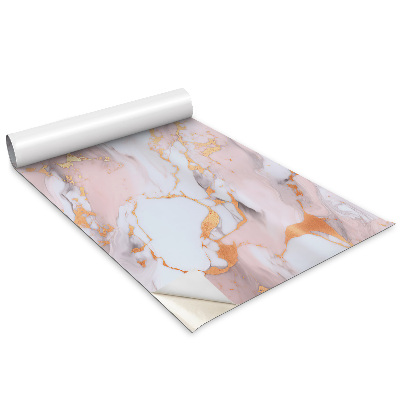 Autocolant pentru mobila Marmură roz pastel