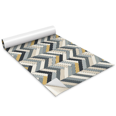 Folie autoadeziva pentru mobila Compoziție de parchet în spic de hering