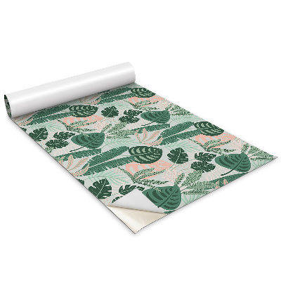 Folie autoadeziva pentru mobila Model de frunze Boho