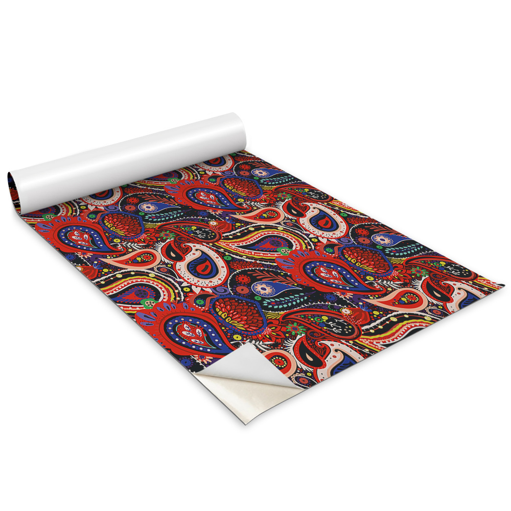 Folie autoadeziva pentru mobila Model Paisley Turcesc