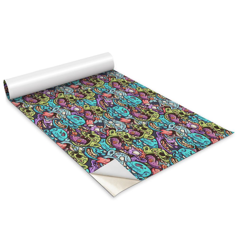 Folie autoadeziva pentru mobila Zombi colorați