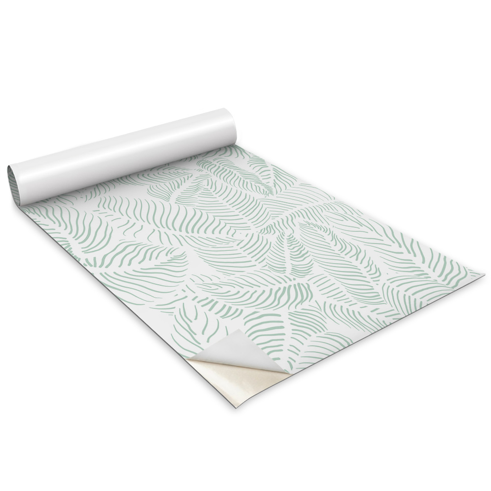 Folie autocolanta mobila Frunze în stil boho