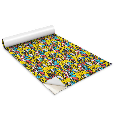 Folie autocolanta mobila Creaturi galbene