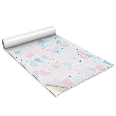 Autocolant pentru mobila Inimioare pastelate