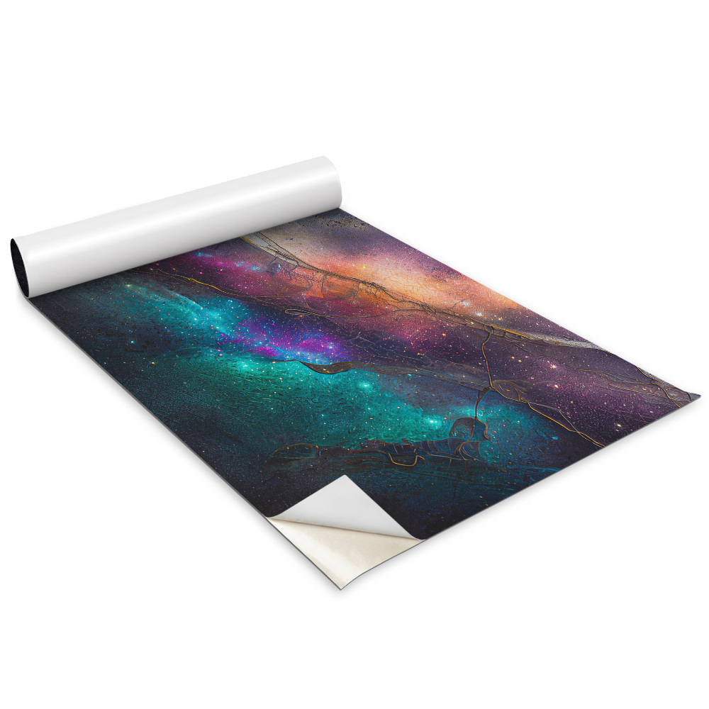 Autocolant pentru mobila Marmură spațială