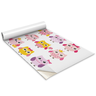 Autocolant pentru mobila Bufnițe dulci