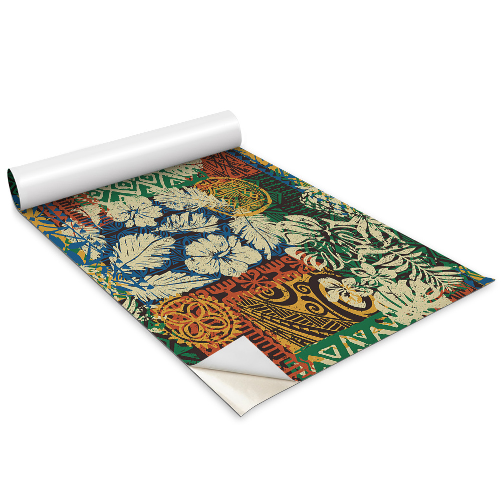 Autocolant pentru mobila Model floral hawaian