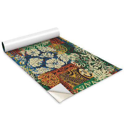 Autocolant pentru mobila Model floral hawaian