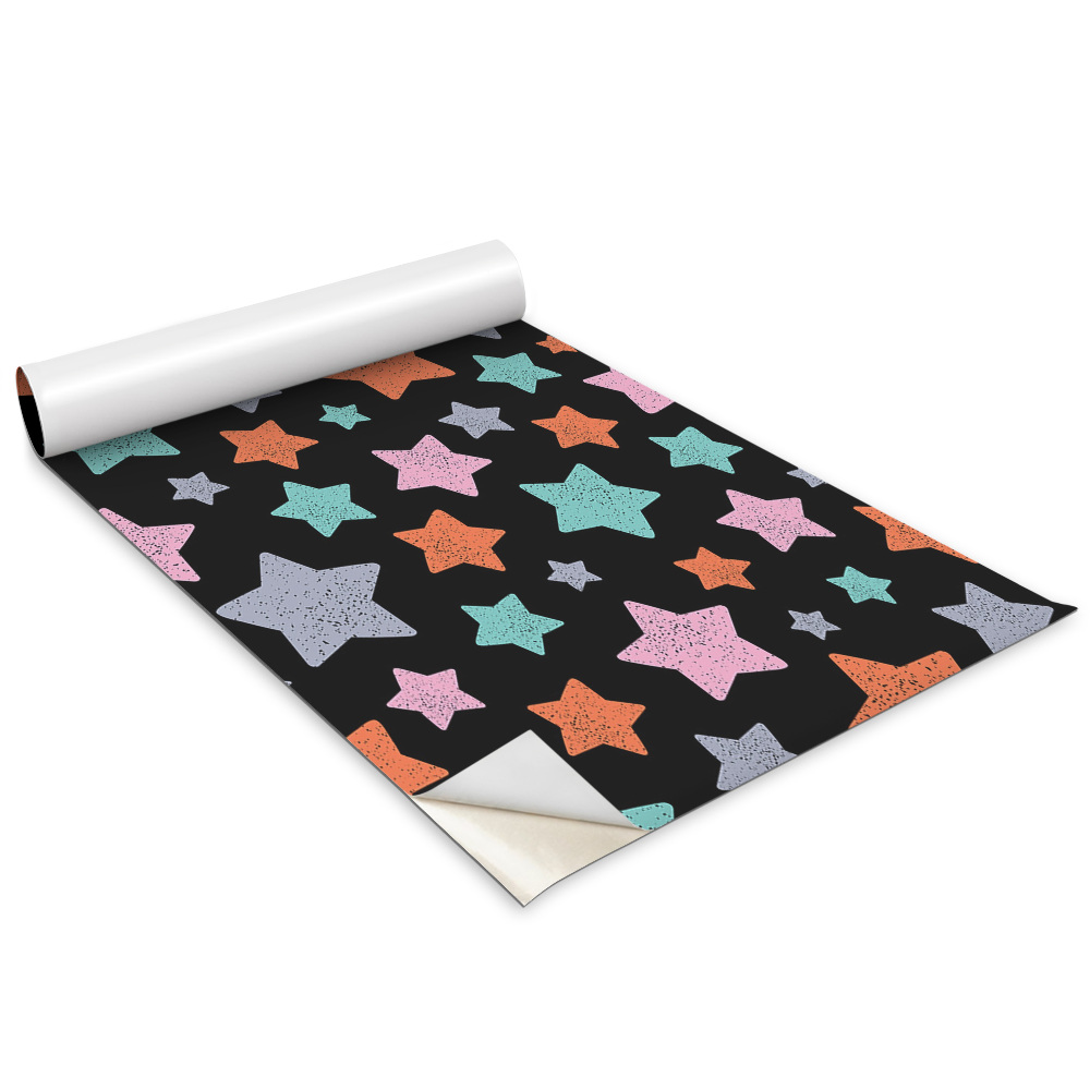 Autocolant pentru mobila Stele colorate