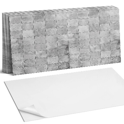 Panou decorativ bucatarie Model de plăci de piatră