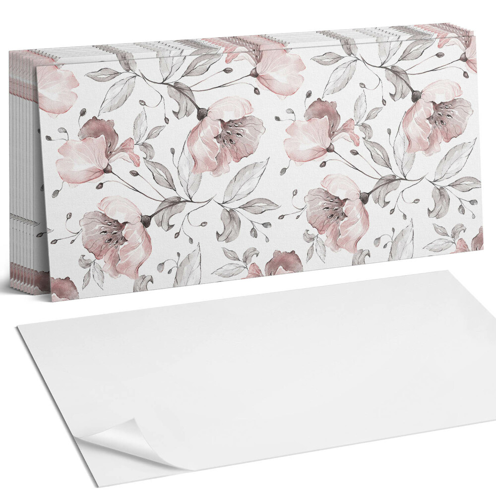 Panou decorativ Model floral de acuarelă