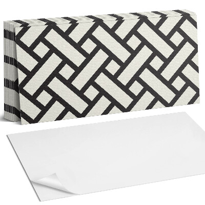 Panou perete Model geometric împletit