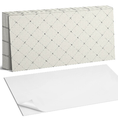 Panou decorativ bucatarie Model geometric de romburi