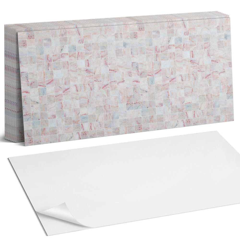 Panou perete Model mozaic format din pătrate