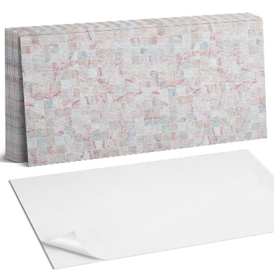 Panou perete Model mozaic format din pătrate