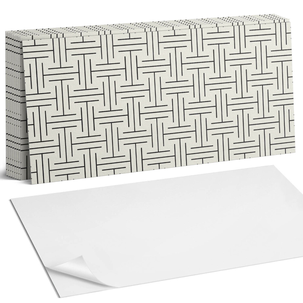 Panou decorativ Model geometric în carouri