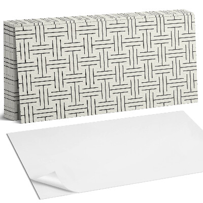 Panou decorativ Model geometric în carouri