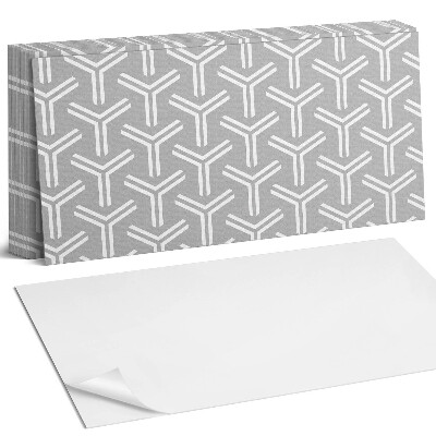 Panou decorativ bucatarie Model geometric de săgeată