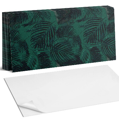 Panou perete frunze de palmier pe fundal