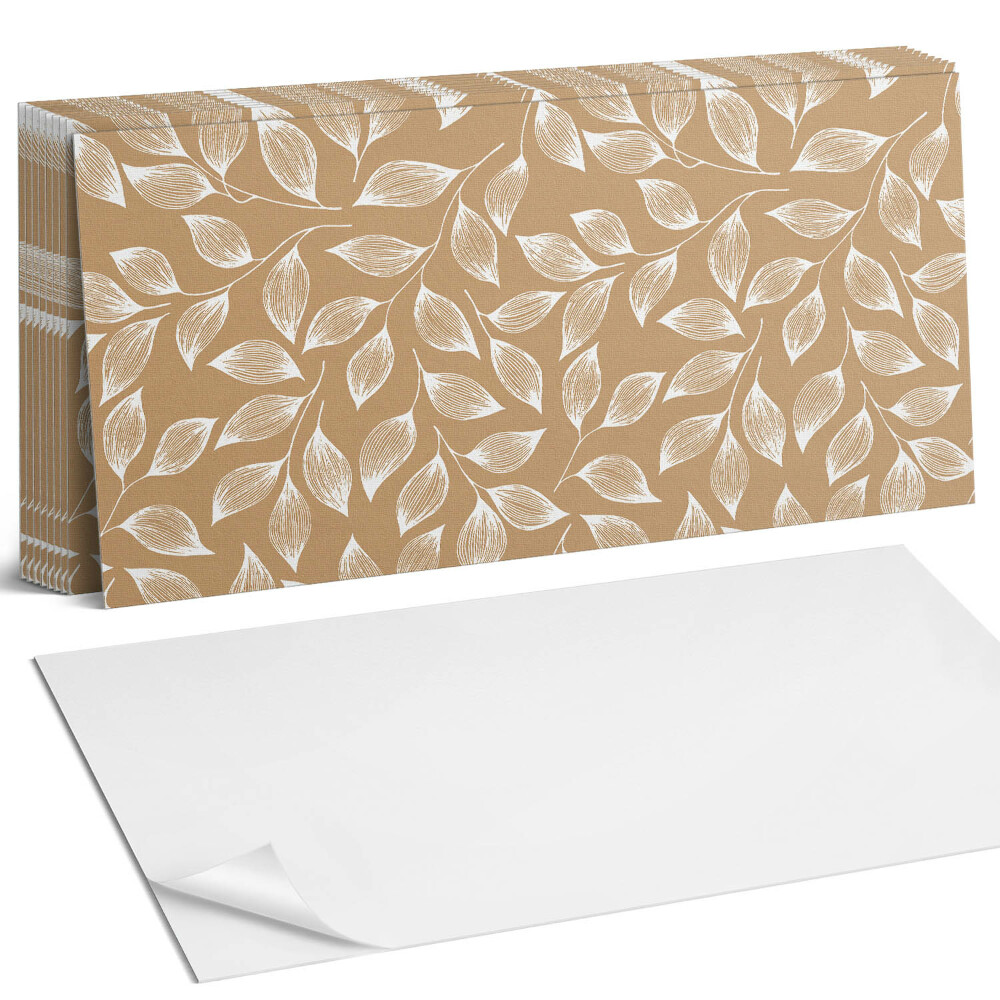 Panou decorativ Frunze pe un fundal texturat