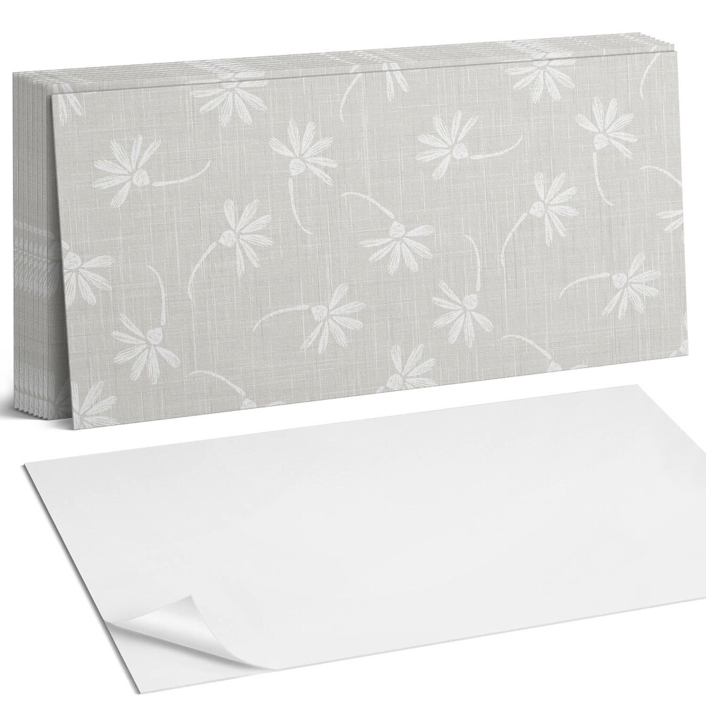 Panou decorativ Model floral pe fundal