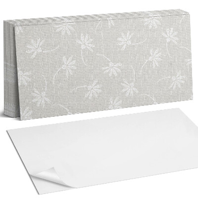 Panou decorativ Model floral pe fundal