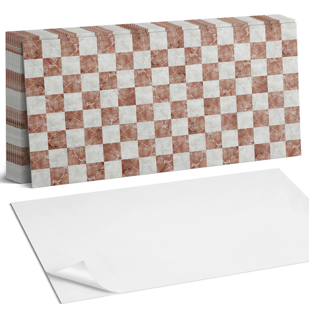 Panou perete Model de tablă de șah din marmură