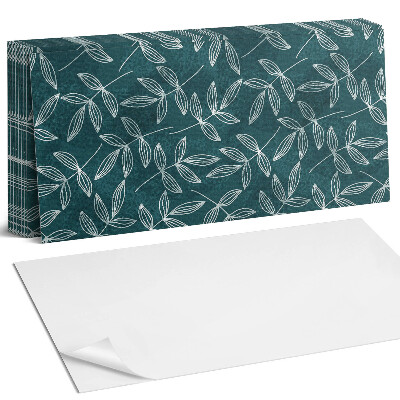 Panou decorativ bucatarie Frunze pe un fundal texturat