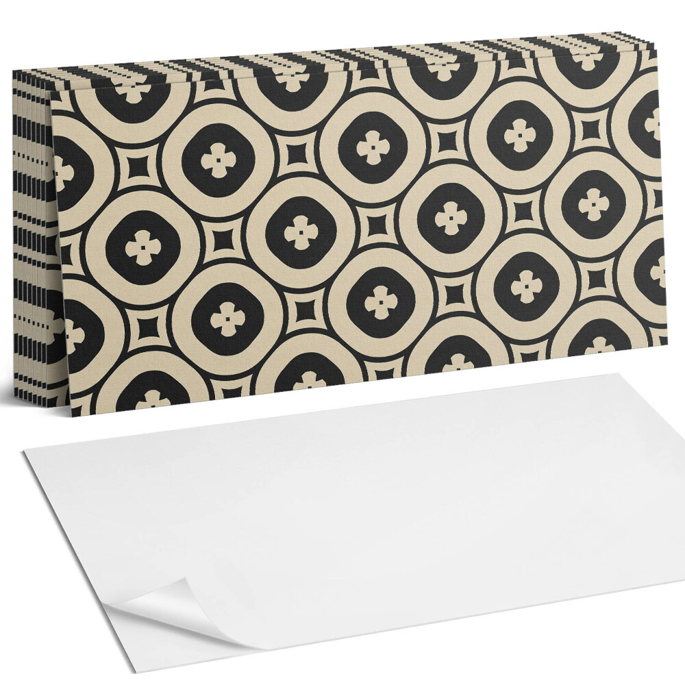 Panou decorativ bucatarie Model geometric cu pătrate