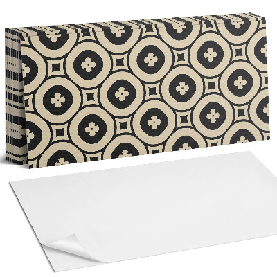 Panou decorativ bucatarie Model geometric cu pătrate