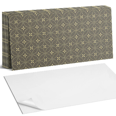 Panou decorativ bucatarie Model cu flori delicate