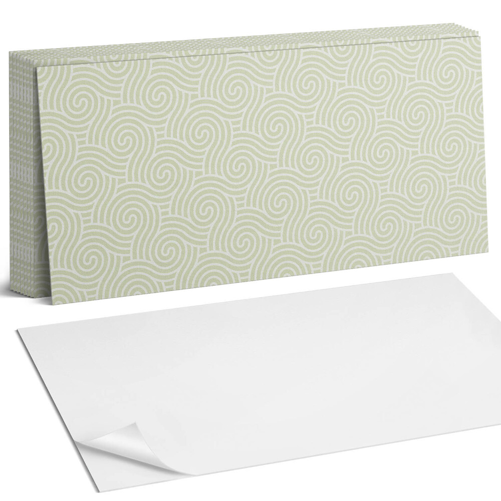 Panou perete Valuri într-un model spiralat