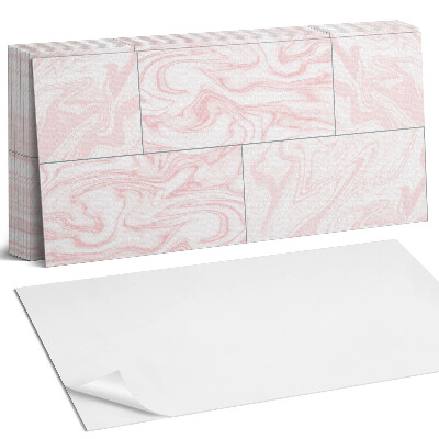 Panou decorativ bucatarie Model de marmură cu valuri