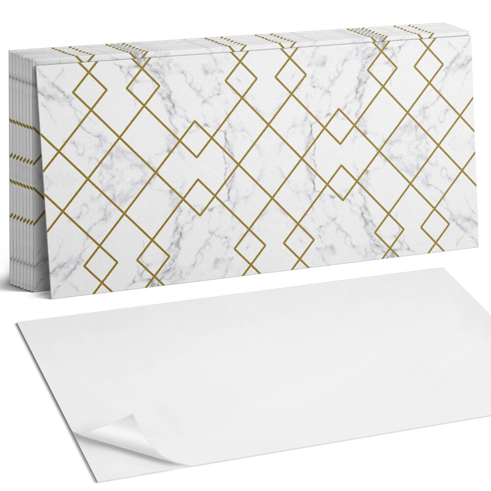 Panou decorativ bucatarie Modele geometrice pe fundal