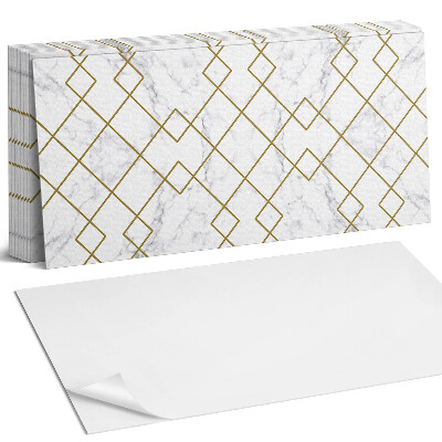 Panou decorativ bucatarie Modele geometrice pe fundal