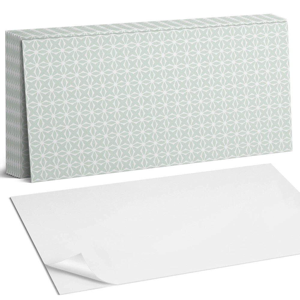 Panou decorativ bucatarie Model floral geometric