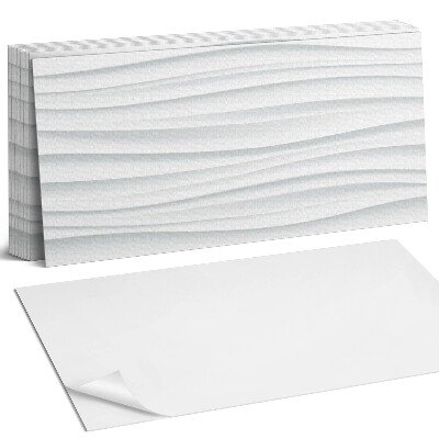 Panou decorativ bucatarie Valuri într-un stil minimalist