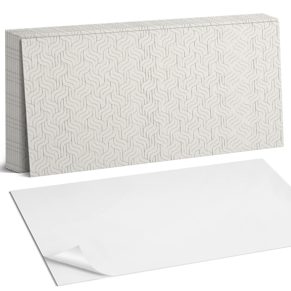 Panou perete Valuri într-un model delicat