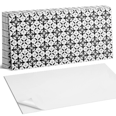 Panou decorativ bucatarie Modele florale încrucișate