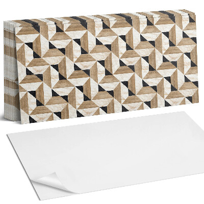 Panou decorativ bucatarie Model geometric triunghiular