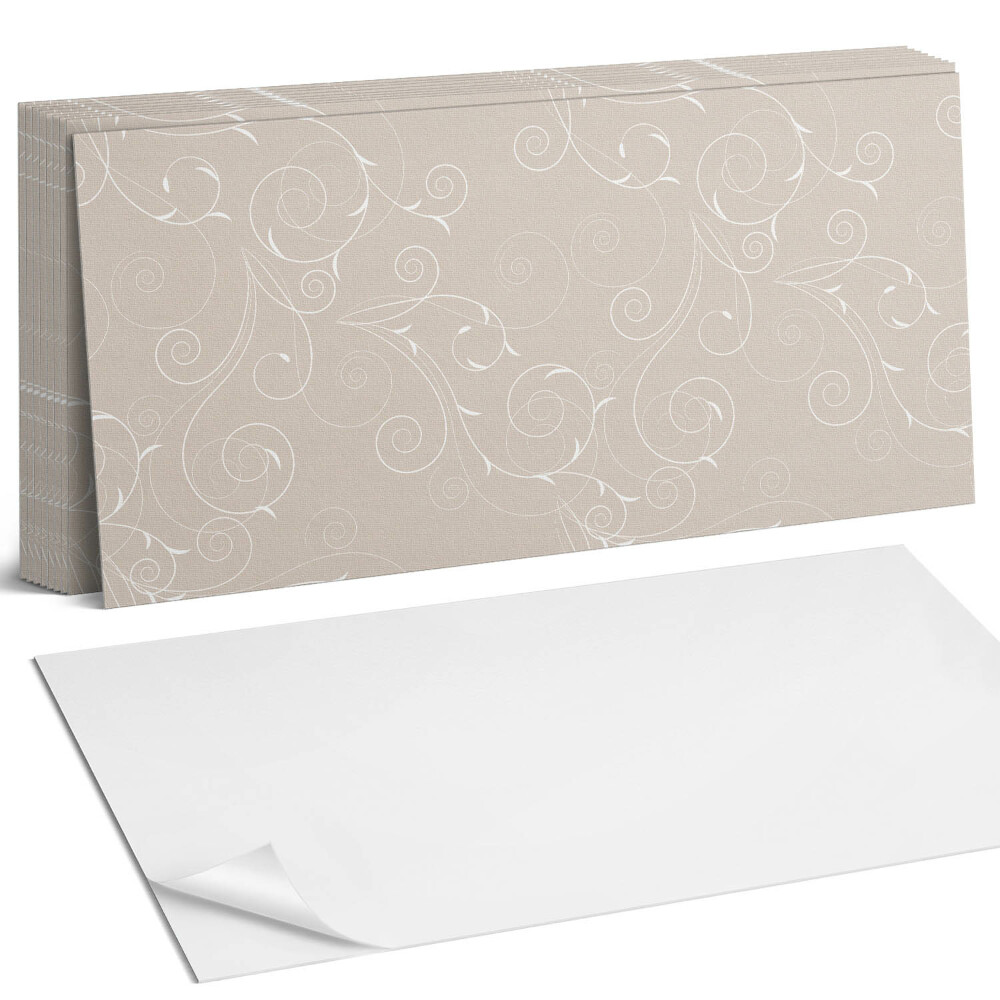 Panou decorativ Spirale și frunze delicate