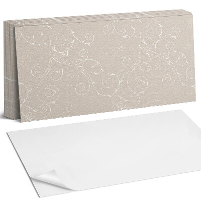 Panou decorativ Spirale și frunze delicate