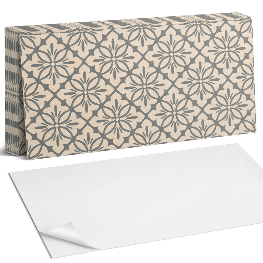 Panou decorativ bucatarie Model floral cu detalii