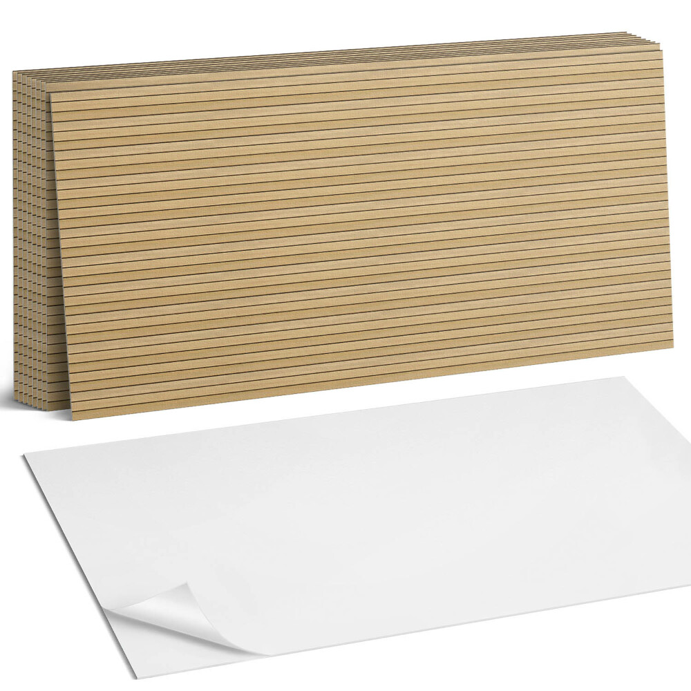 Panou decorativ Scânduri paralele de lemn