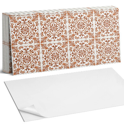 Panou decorativ bucatarie Model floral ornamental