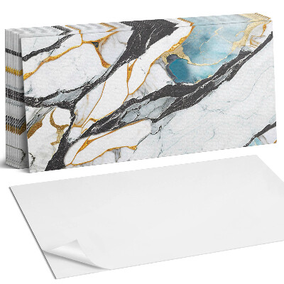 Panou decorativ bucatarie Model de marmură cu vene