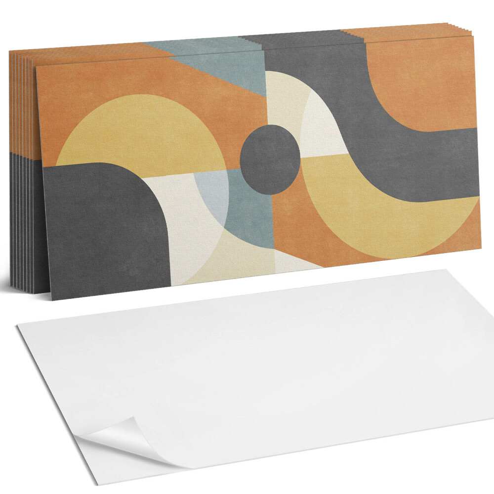 Panou decorativ bucatarie Forme și linii abstracte