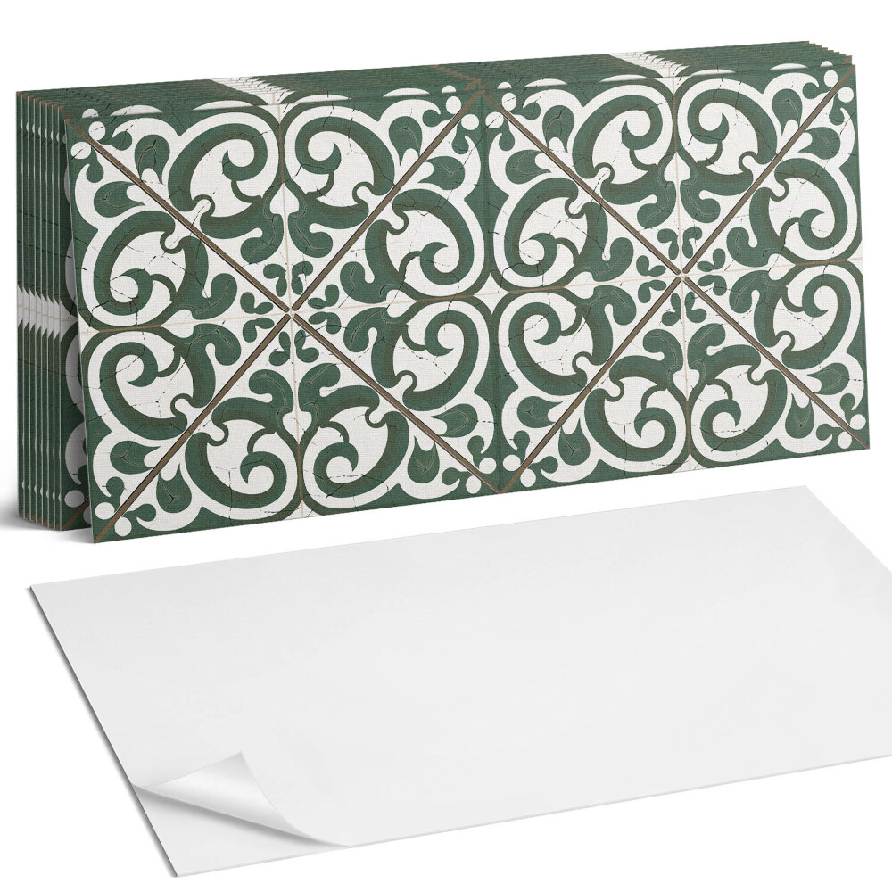 Panou decorativ bucatarie Model cu motive vegetale