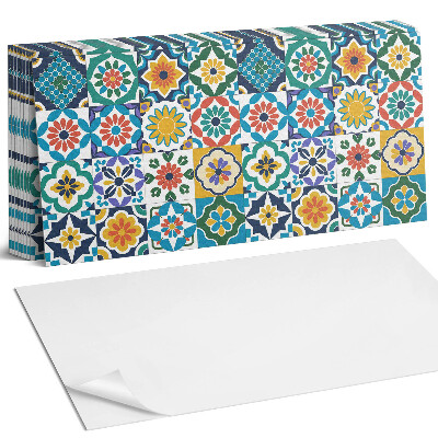 Panou decorativ bucatarie Modele florale și geometrice